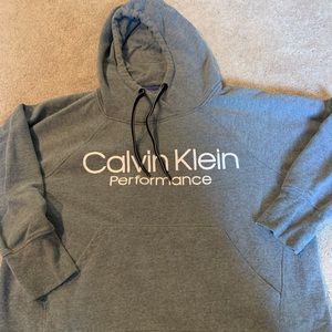 Calvin Klein cropped hooded sweatshirt